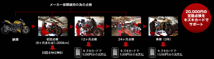 定期点検でプレミアムカードをご利用になった場合