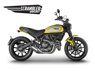 SCRAMBLER ICON YELLOW